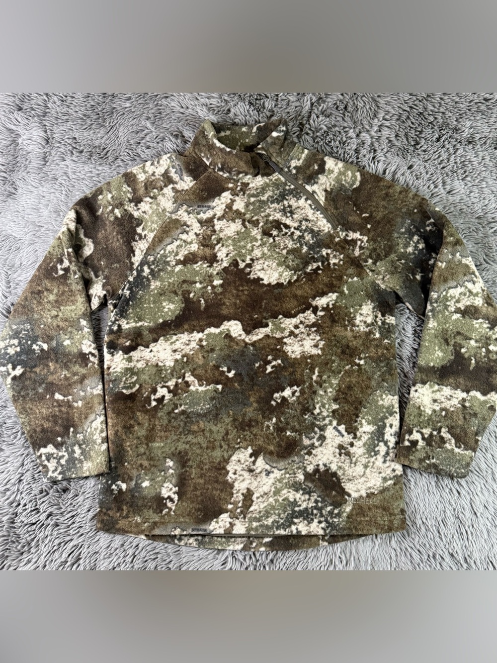 RedHead 4MOST Windshear Camo Fleece 1/4 Zip Hunting Pullover Men’s M
